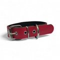 Montana padded leather dog collar handmade in Spain