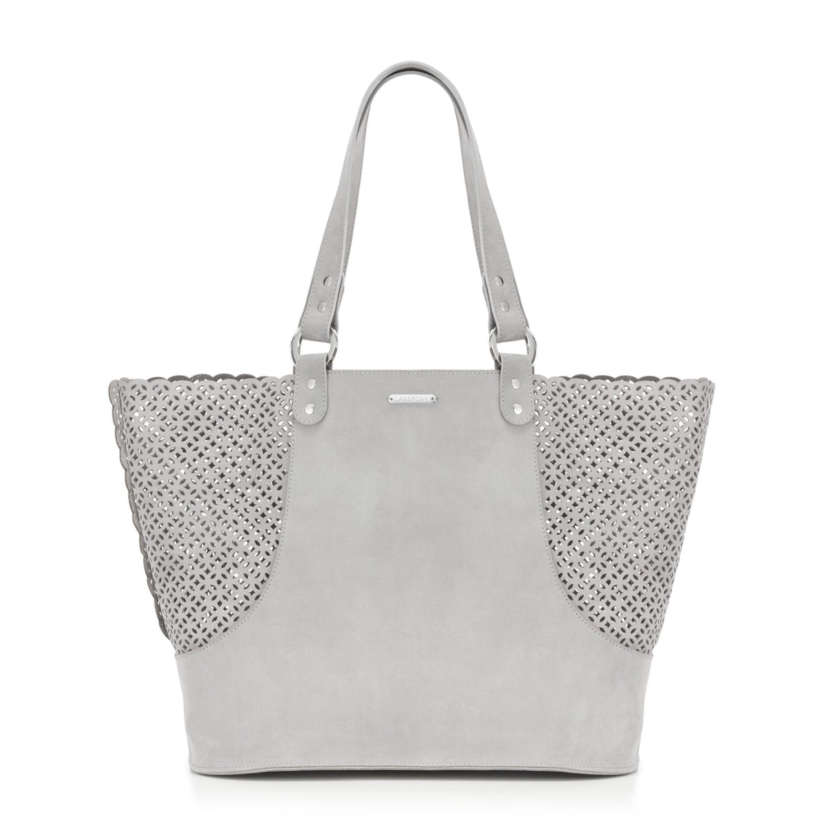 Elva Dog Carrier & Personal Bag - Light Grey 
